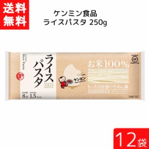 送料無料 ケンミン ライスパスタ 250g 12袋 家庭用 簡単 インスタント ライスペーパー お米 精米 玄米