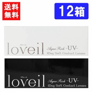 ラヴェール ワンデー（10枚入）×12箱 度あり 度なし 1day 14.2mm 14.4mm loveil 倖田來未 ハーフ瞳 UVカット 高含水 カラー コンタクト