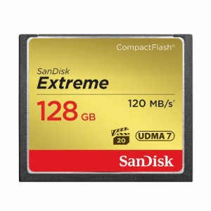 SanDisk Extreme 128GB CFカード(コンパクトフラッシュ) SDCFXSB-128G-G46