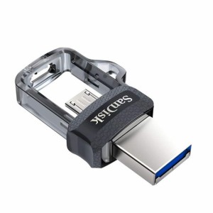 SanDisk USBメモリー 128GB microUSB/USB3.0兼用 150MB/s SDDD3-128G-G46 ネコポス可能