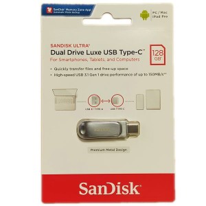 SanDisk USBメモリー 128GB USB3.0 Type-C/Type-A兼用 OTG SDDDC4-128G-G46 ネコポス可能