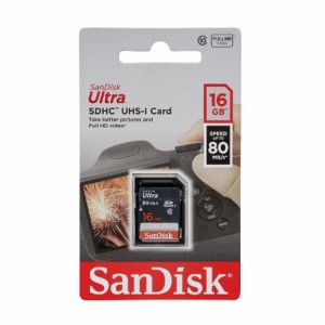 SanDisk SDカード SDHC 16GB UHS-I 80MB/s SDSDUNS-016G-GN3IN ネコポス可能