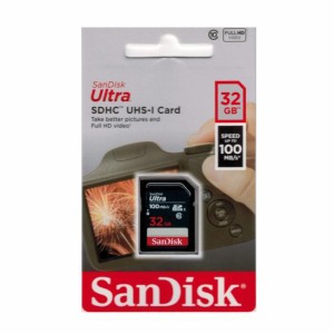 SanDisk SDカード SDHC 32GB UHS-I 100MB/s SDSDUNR-032G-GN3IN ネコポス可能