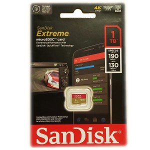 SanDisk microSDカード microSDXC 1TB 190MB/s V30 A2 U3 SDSQXAV-1T00-GN6MN ネコポス可能