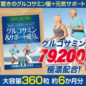 グルコサミン コンドロイチン サプリ サプリメント 大容量 約６ヶ月分 79200mg 筋骨草 ヒアルロン酸 コラーゲン 送料無料