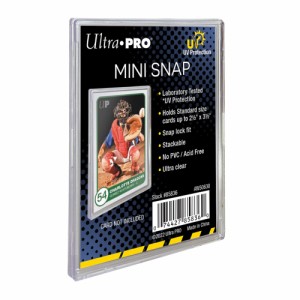 ウルトラプロ (Ultra Pro) UV ミニスナップ カードホルダー #85836 | UV Mini Snap Card Holder