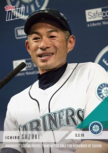 イチロー マリナーズ 会長付特別補佐就任記念カード #163 Mariners Legend Enters Front-Office Role for Remainder of Season - Ichiro 