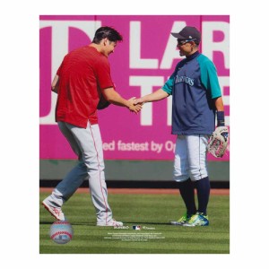 大谷翔平＆イチロー 2021 シアトル・マリナーズ戦 #1 8x10 フォト ロサンゼルス・エンゼルス　8/5入荷