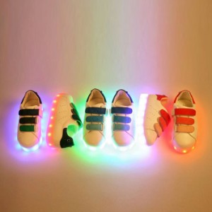 光る靴 光る 充電式 シューズ ソールライト 光るスニーカー ソールライトシューズ LEDライト こども キッズ