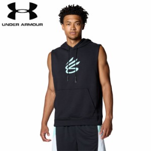 under_armour/アンダーアーマー バスケットボール トップス  [1374301-002 カリーフリーススリーブレスフーディー] フーディー_ノースリ