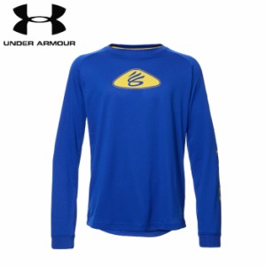 under_armour/アンダーアーマー バスケットボール トップス [1381788-400 カリーテックロゴロングスリーブTシャツ] Tシャツ_長袖_ロングT