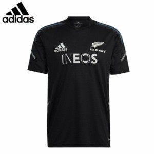 adidas/アディダス ラグビー トップス [qb060-hg7301 オールブラックスラグビーパフォーマンスTシャツ] Tシャツ_オールブラックス 