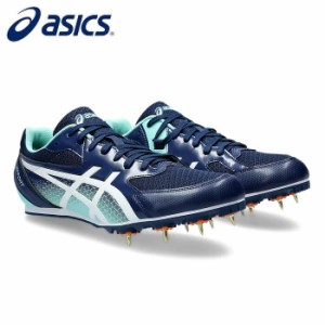 asics/アシックス 陸上 スパイク [1093a167-402 EFFORT13] 100m〜1500m_ハードル_走幅跳_三段跳_棒高跳_運動靴_陸上スパイク【ネコポス不