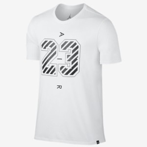 JORDAN/ジョーダン バスケットボール プラクティスシャツ [843130-100 ジョーダン_23_AIR_S/S_Tシャツ] プラシャツ_Ｔシャツ_半袖_JORDAN