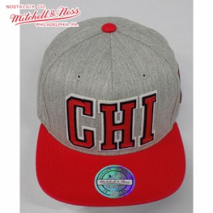 mitchell&ness/ミッチェルアンドネス バスケットボール 帽子 [mm18168-cbugrhtos RETAGGIO_110_SNAPBACK_NBA] 帽子_NBA_CHICAGO_BULLS_シ