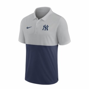 NIKE/ナイキ 野球 トップス [nkei-11g5-nk-00k TeamBaselineStripedPolo] NEWYORKYANKEES_ニューヨークヤンキース_MLB_メジャーリーグ_ポ