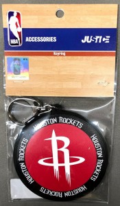 ジャスティス バスケットボール アクセサリー [nba33318 ラバーコースターキーホルダー] NBA_キーホルダー_ヒューストンロケッツ 【ネコ