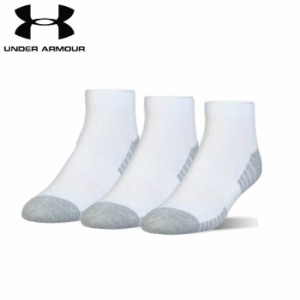 under_armour/アンダーアーマー トレーニング アクセサリー [1312430-100 UA_ヒートギアアテックローカット] ソックス_3足セット 