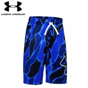 under_armour/アンダーアーマー トレーニング パンツ [1342064-464 レネゲイド2.0プリントショーツ] ジュニア_ハーフパンツ_練習着 【ネ