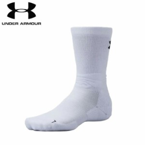 under_armour/アンダーアーマー バスケットボール アクセサリー [1355457-100 ネクストレベルクルーソックス] 靴下_ソックス_部活 【ネコ