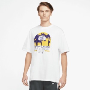 NIKE/ナイキ バスケットボール トップス [dr6300-100 LALコートサイドマックス90Tシャツ] Tシャツ_半袖_ロサンゼルスレイカーズ_NBA 【ネ