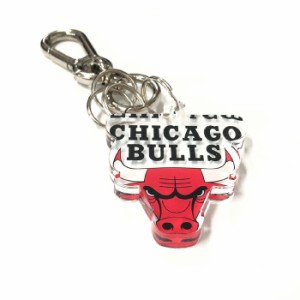 ジャスティス バスケットボール アクセサリー [nba35189 極厚アクリルキーホルダー] NBA_キーホルダー_シカゴブルズ_BULLS 【ネコポス対