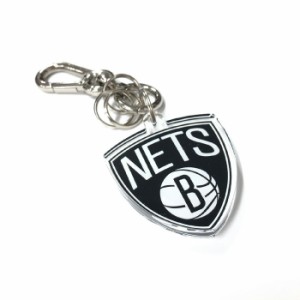 ジャスティス バスケットボール アクセサリー [nba35192 極厚アクリルキーホルダー] NBA_キーホルダー_ブルックリンネッツ_NETS【ネコポ