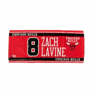 ジャスティス バスケットボール アクセサリー [nba35339 フェイスタオル] NBA_タオル_シカゴブルズ_ZachLavine_ザックラヴィーン【ネコポ