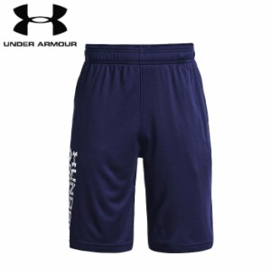 under_armour/アンダーアーマー トレーニング パンツ [1361818-410 プロトタイプ2.0ワードマークショーツ] ジュニア_ハーフパンツ_ショー