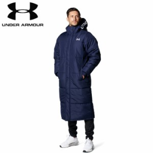 under_armour/アンダーアーマー トレーニング アウター [1375526-410 ロゴロングコート] コート_ロングコート_防寒/2022FW