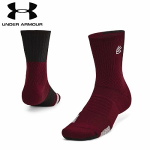 under_armour/アンダーアーマー バスケットボール アクセサリー [1376231-600 カリーアーマードライプレーメーカーミッドクルーソックス]