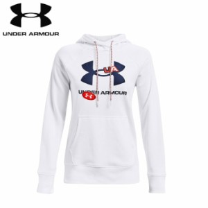 under_armour/アンダーアーマー トレーニング トップス [1366112-100 ライバルフリースフーディーファン] レディース_パーカー_スウェッ