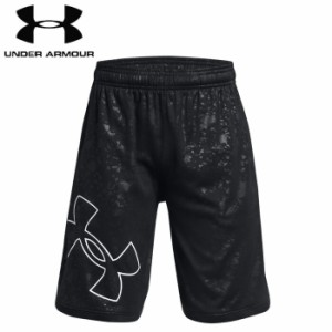 under_armour/アンダーアーマー トレーニング パンツ [1383338-001 UAスタント3.0エンボスショーツ] ジュニア_ハーフパンツ_ショートパン