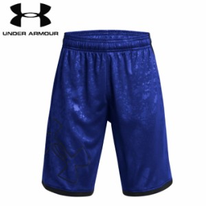 under_armour/アンダーアーマー トレーニング パンツ [1383338-400 UAスタント3.0エンボスショーツ] ジュニア_ハーフパンツ_ショートパン