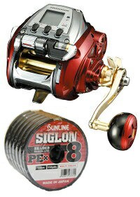  ダイワ（daiwa）19 シーボーグ 500MJ PEライン8号200mセット(サンライン シグロン PE X8) 電動リールに糸を巻いてお届けします！