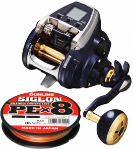  ダイワ（daiwa）20 レオブリッツ 500JP PEライン6号300mセット(サンライン シグロンPE X8) 電動リールに糸を巻いてお届けします