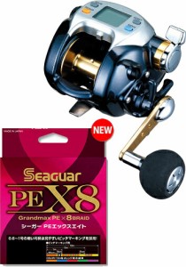  ダイワ（daiwa）レオブリッツ Ｓ５００ ＰＥライン４号４００ｍセット！(シーガー PE X8 ※8本撚り) 電動リールに糸を巻いてお届けしま