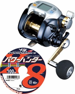  ダイワ（daiwa）レオブリッツ Ｓ５００ ＰＥライン６号３００ｍセット！(よつあみパワーハンター プログレッシブ) 電動リールに糸を巻い