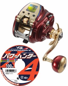  ダイワ daiwa 20 シーボーグ 300MJ 右巻 PEライン4号300mセット(よつあみパワーハンタープログレッシブ) 電動リール に糸を巻いてお届け