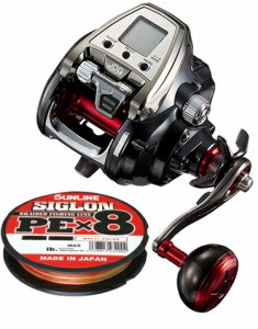  ダイワ（daiwa）19 シーボーグ 500JS スピードモデル PEライン6号300mセット！(サンライン シグロンPE X8) 電動リールに糸を巻いてお届