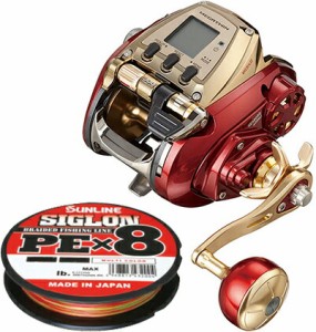 ダイワ（daiwa）21 シーボーグ 600MJ 電動リール PEライン5号500mセット(サンライン シグロンPE X8) 電動リールに糸を巻いてお届けします