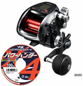 シマノ(shimano) プレイズ ３０００［PLAYS 3000］ＰＥライン４号４００ｍ(よつあみパワーハンター プログレッシブ)セット！ 電動リール