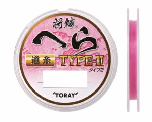 東レ (TORAY)  将鱗 へら TYPE-(2) 道糸 0.6号/0.7号/0.8号/1号/1.2号/1.5号/2号 50m パッションピンク