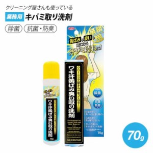 クリーニング屋さんのワキ汗黄ばみ臭い取り洗剤 70g 洗濯 黄ばみ 汗ジミ 皮脂汚れ 液体洗剤