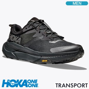 ホカオネオネ スニーカー HOKA ONE ONE M TRANSPORT トランスポート レギュラー幅 ブラック/ブラック メンズシューズ 1123153-BBLC