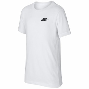 ナイキ 子供用 Tシャツ NIKE B NSW TEE EMB FUTURA NSW ジュニア Tシャツ エンブレム フューチュラ ホワイト/ブラック AR5254-100