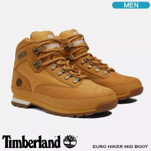 ティンバーランド ハイキングブーツ Timberland EURO HIKER F/L ユーロハイカー ミッド ファブリック/レザー ウィート/ヌバックレザー メ