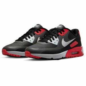 ナイキ ゴルフシューズ NIKE AIR MAX 90 G エアマックス 90 G アイアングレー/ブラック/インフラレッド23/ホワイト メンズシューズ CU997