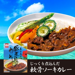 美ら島の豚煮込みカレー 中辛 1人前 180g 軟骨ソーキカレー 沖縄 お土産 ご当地カレー 沖縄ホーメル