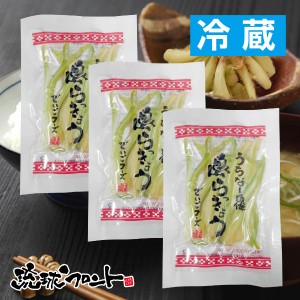 島らっきょう 塩漬（石垣の塩）＜冷蔵＞ 50g×3袋セット 島ラッキョウ おつまみ でいごフーズ